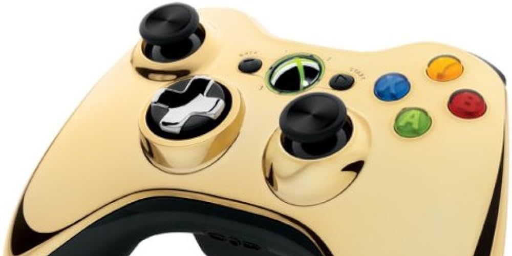 Xbox 360 Wireless Controller - Gold Chrome