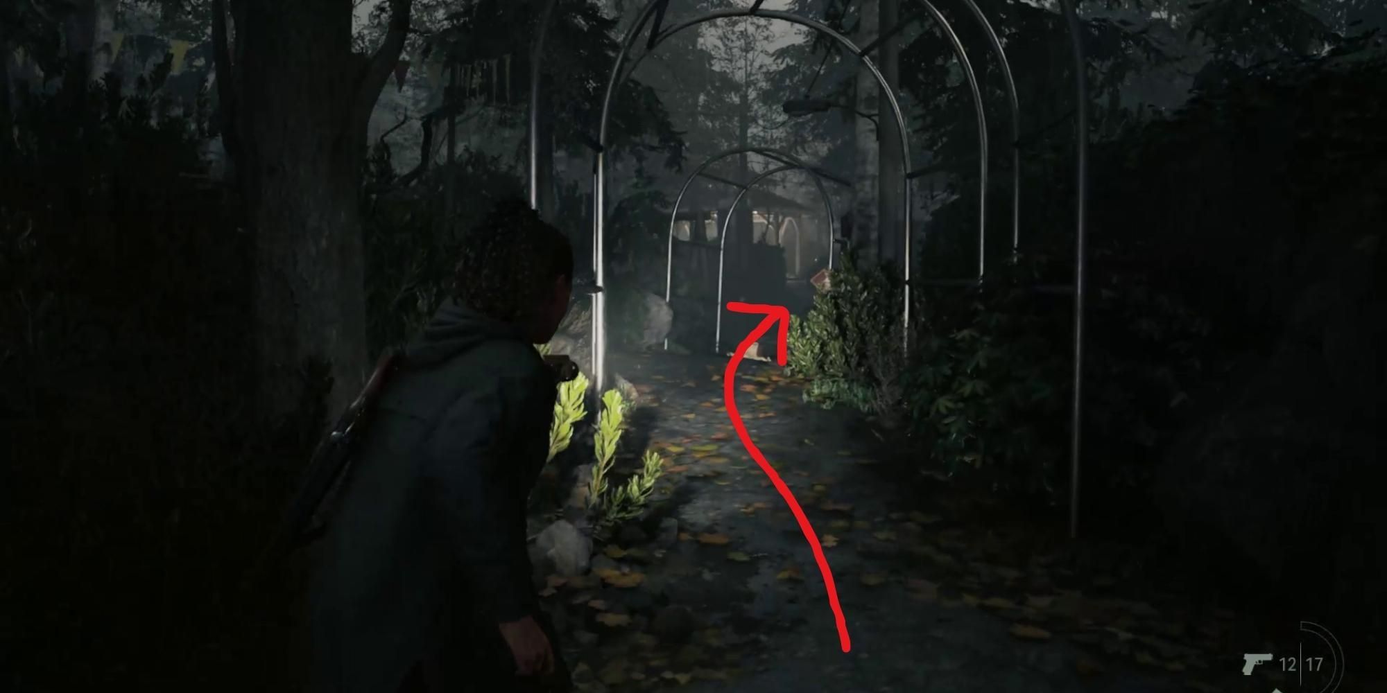 in-game marker showing where to go in alan wake 2