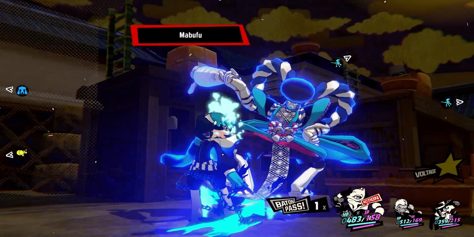 Yusuke Using An Ability With His Persona