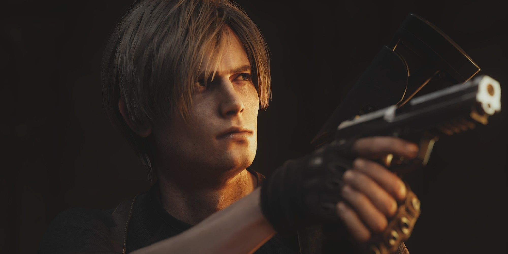 Resident Evil 4 Remake Leon S. Kennedy With A Handgun