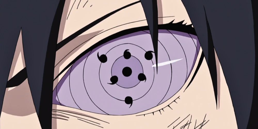 sasuke using his purple rinnegan
