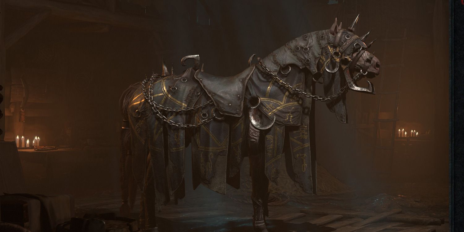 the strips and points mount armor from the Season of Blood Season Journey