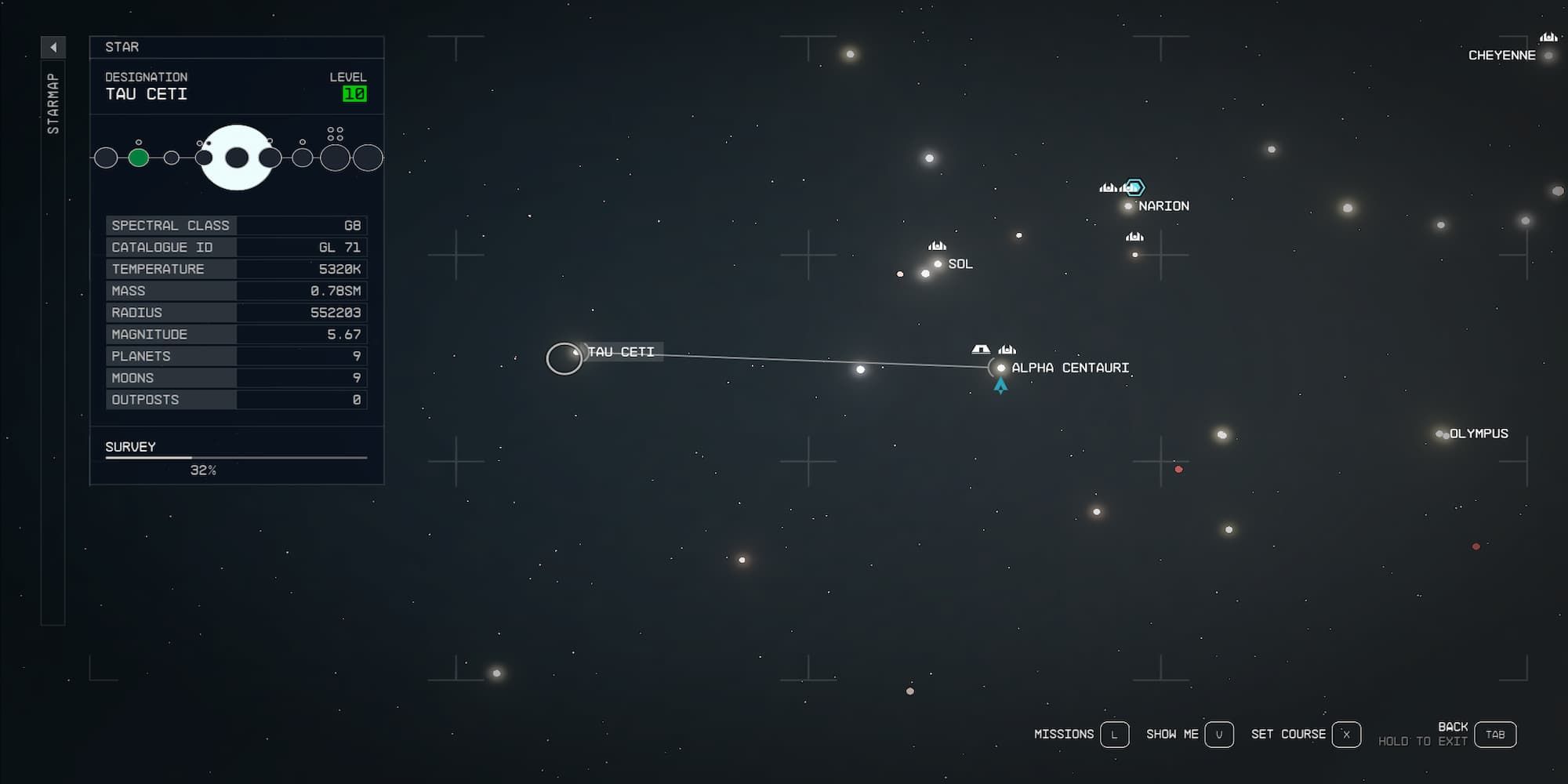 Tau Ceti Location On The Galaxy Map