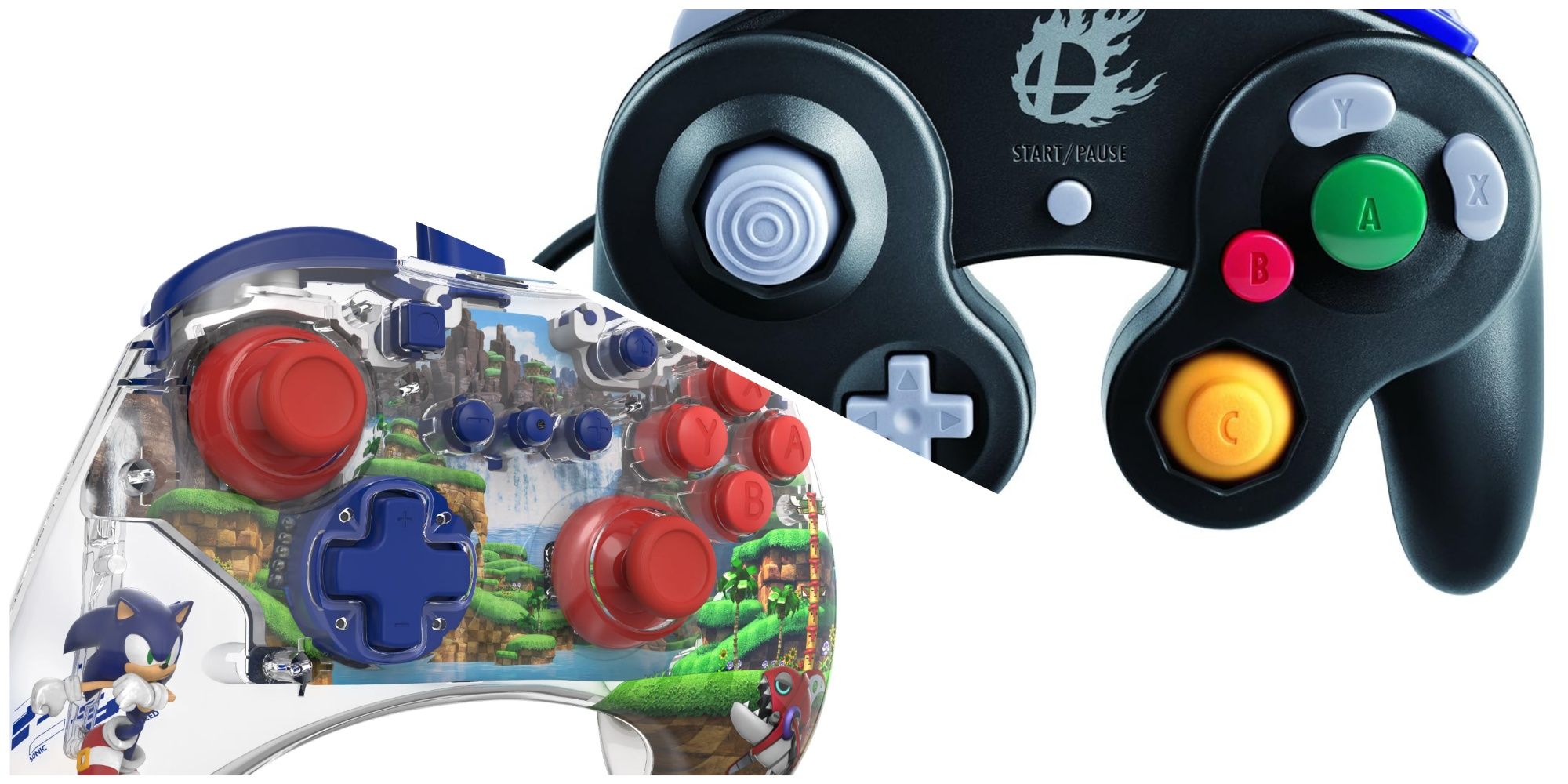 Sonic Switch Controller And Smash Wii U Controller