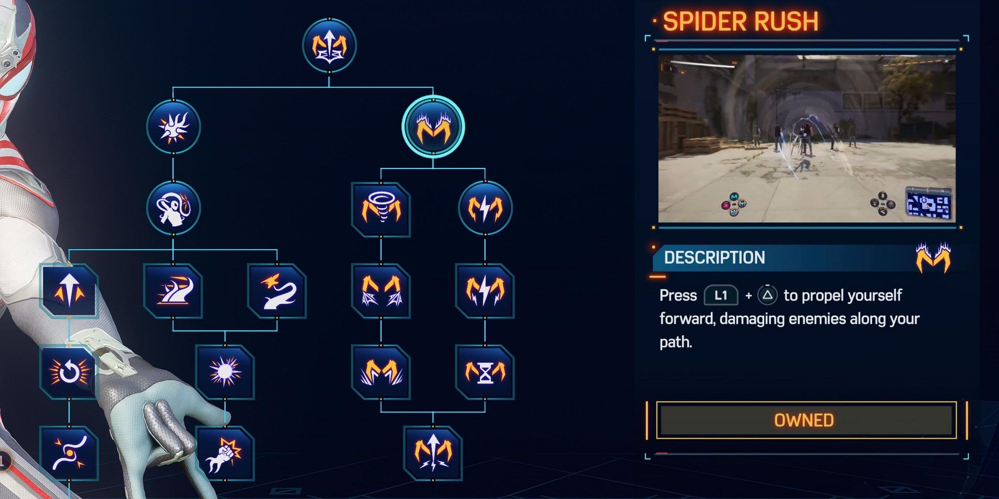 Spider Rush _ Spider-Man 2 _ Peters Skill Tree