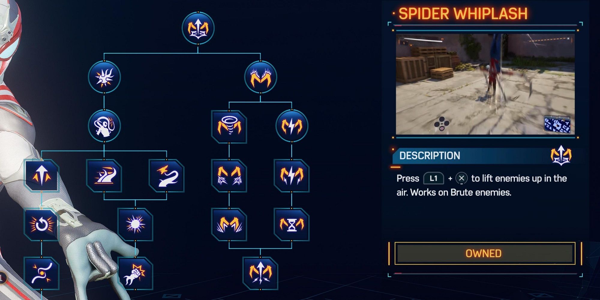 Spider Whiplash _ Spider-Man 2 _ Peters Skill Tree