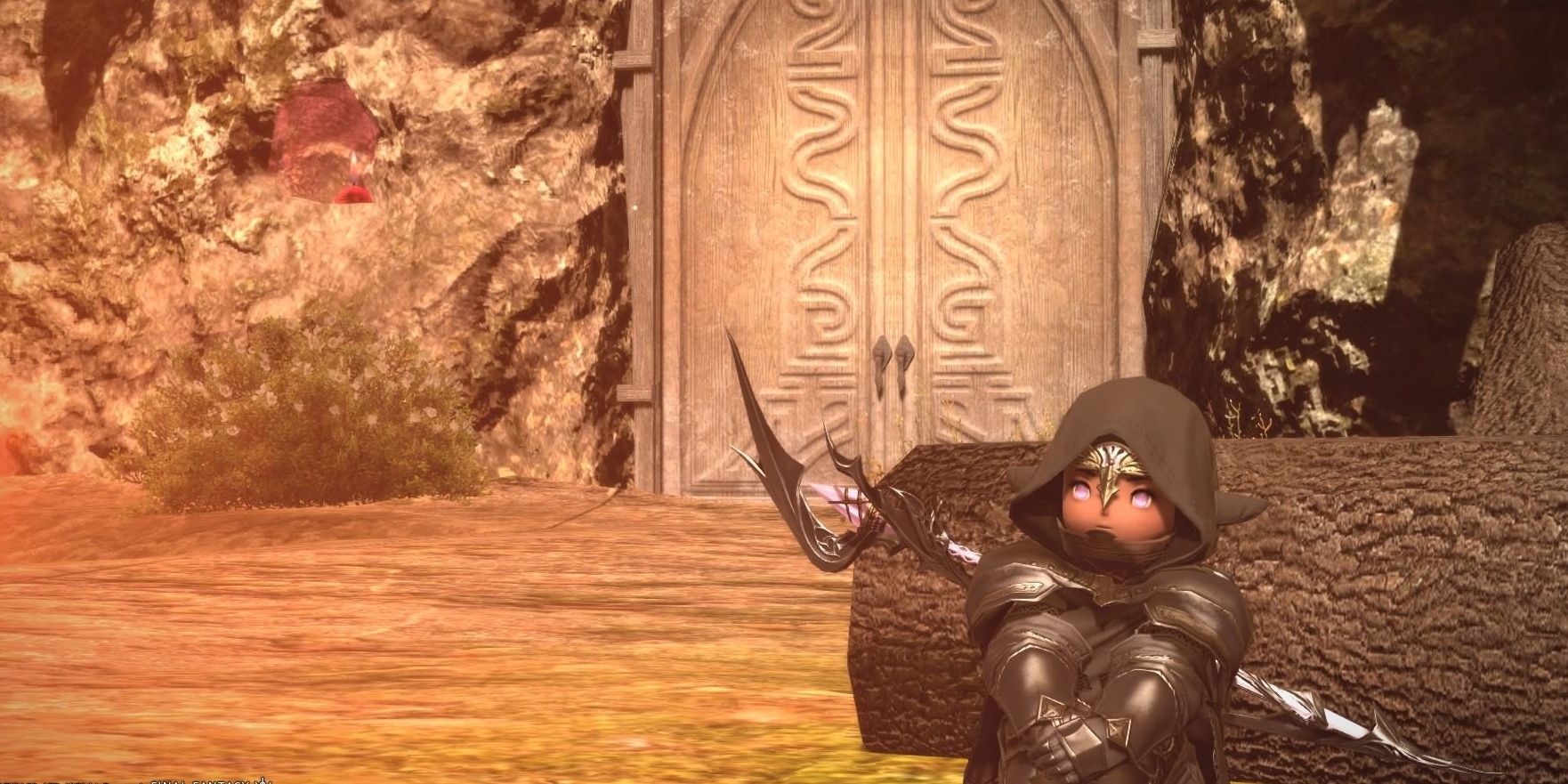 The Warrior of Light takes a moment of reprieve in Final Fantasy 14