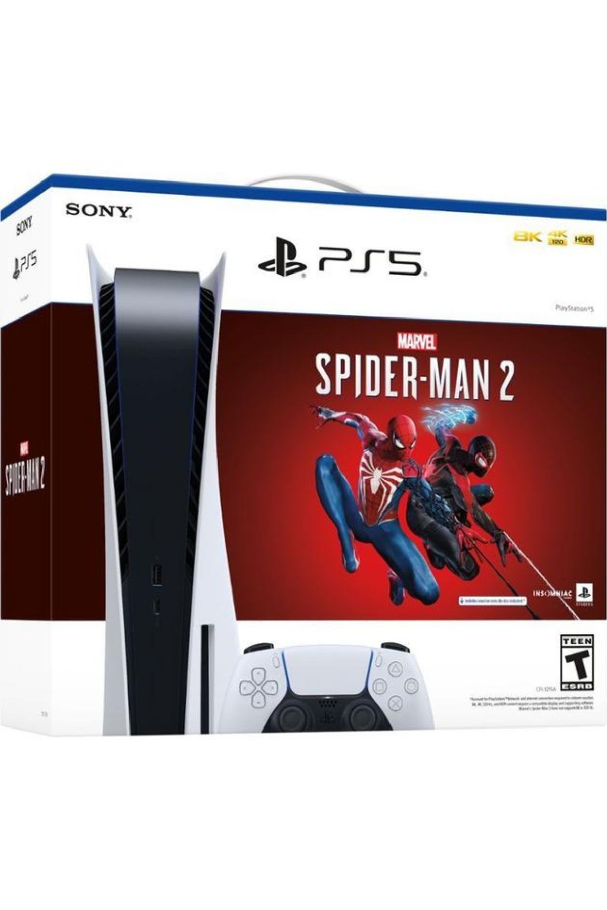 PlayStation 5 Disc Console - Marvel's Spider-Man 2 Bundle