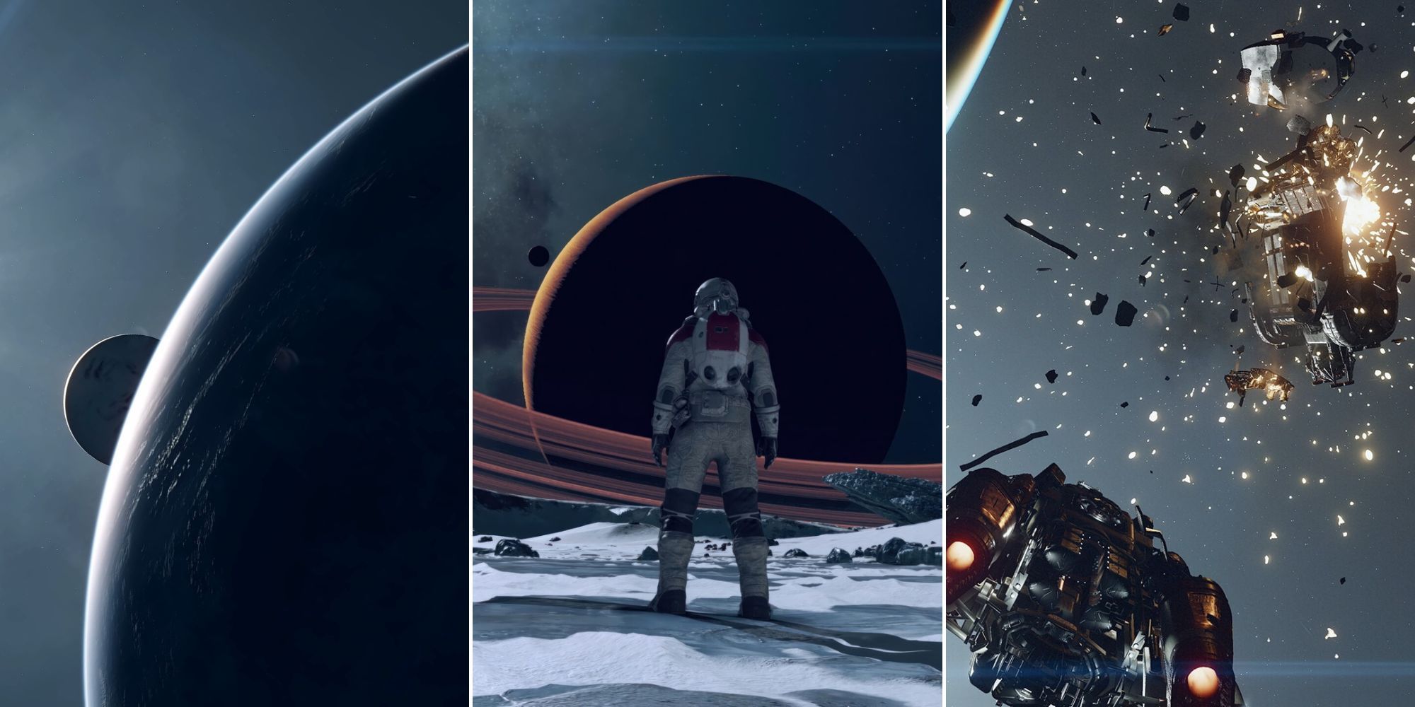 Weird Starfield Glitch Sees Moon “Crash” Into Another Planet