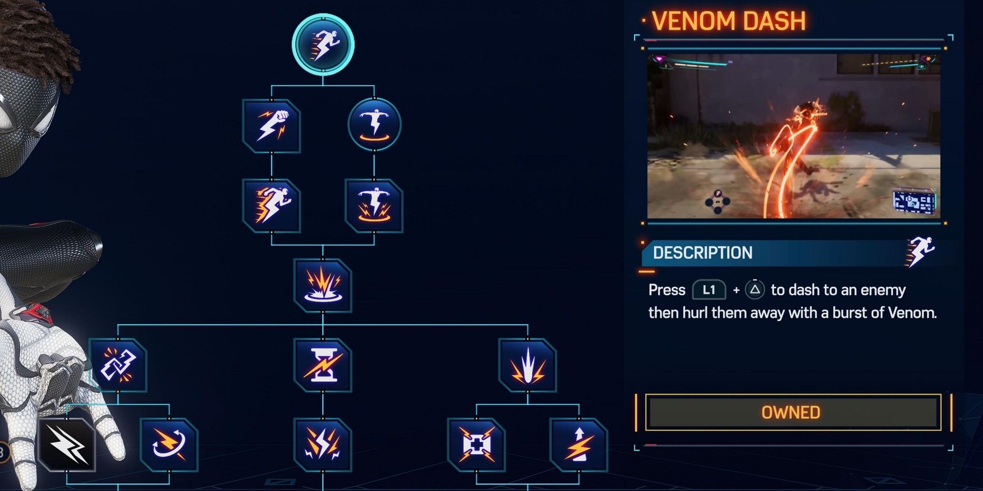 Venom Dash _ Spider-Man 2 _ Miles Skill Tree
