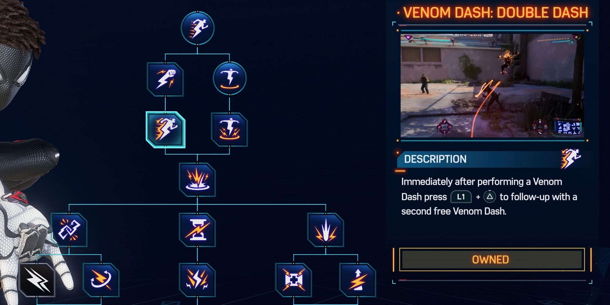 Venom Dash Double Dash _ Spider-Man 2 _ Miles Skill Tree