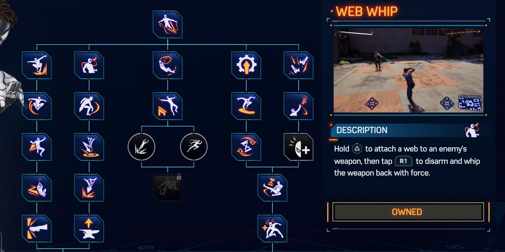 Web Whip _ Spider-Man 2 _ Shared Skill Tree