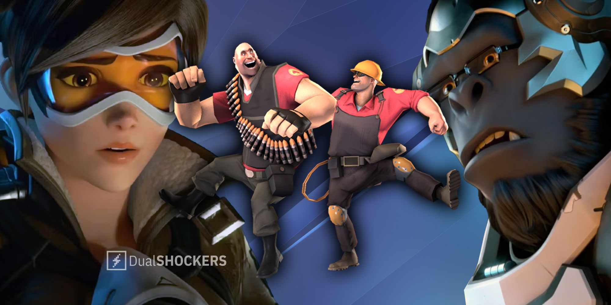 Team Fortress 2 and Overwatch 2 characters