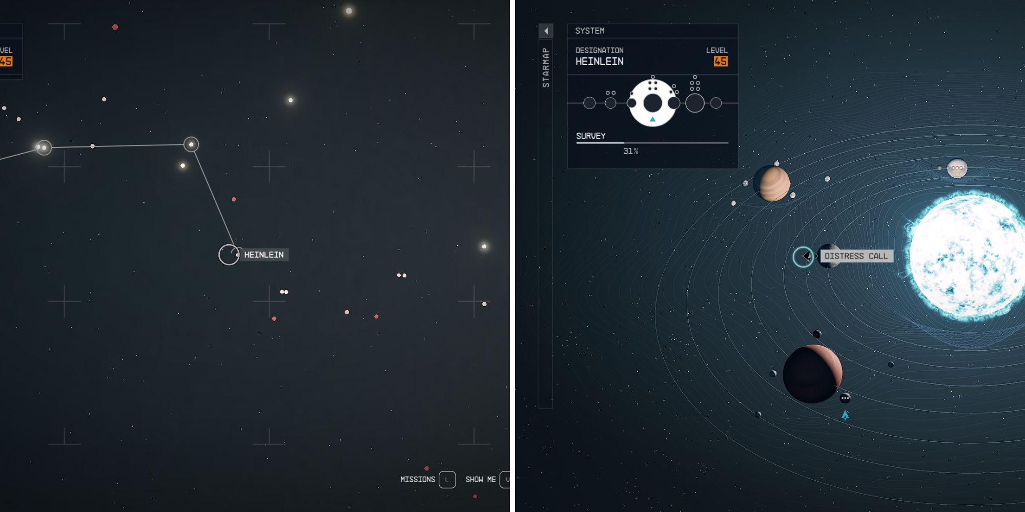 The Lucky Lu's Location On The Galaxy & System Map