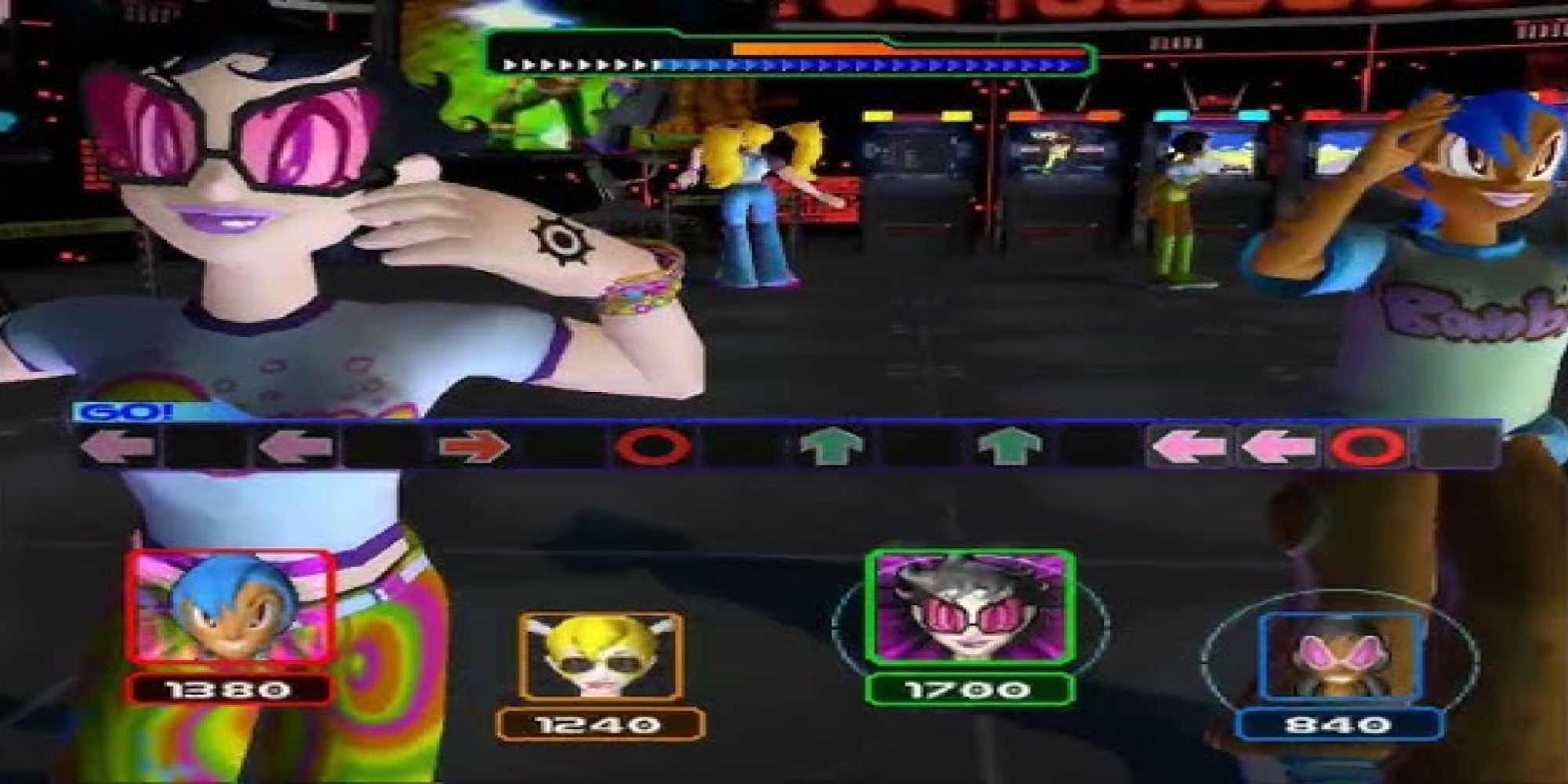 Gameplay from Bust a Move: Dance Summit 2001