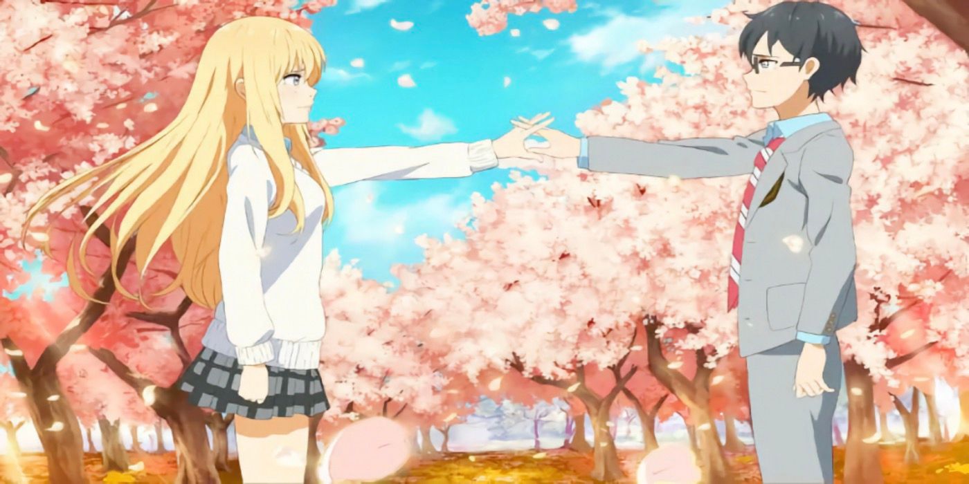 Kaori and Kōsei Arima from Your Lie in April