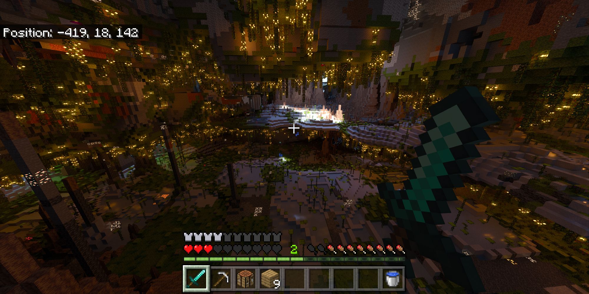 Lush Cave biome in Minecraft Java Edition - 2 