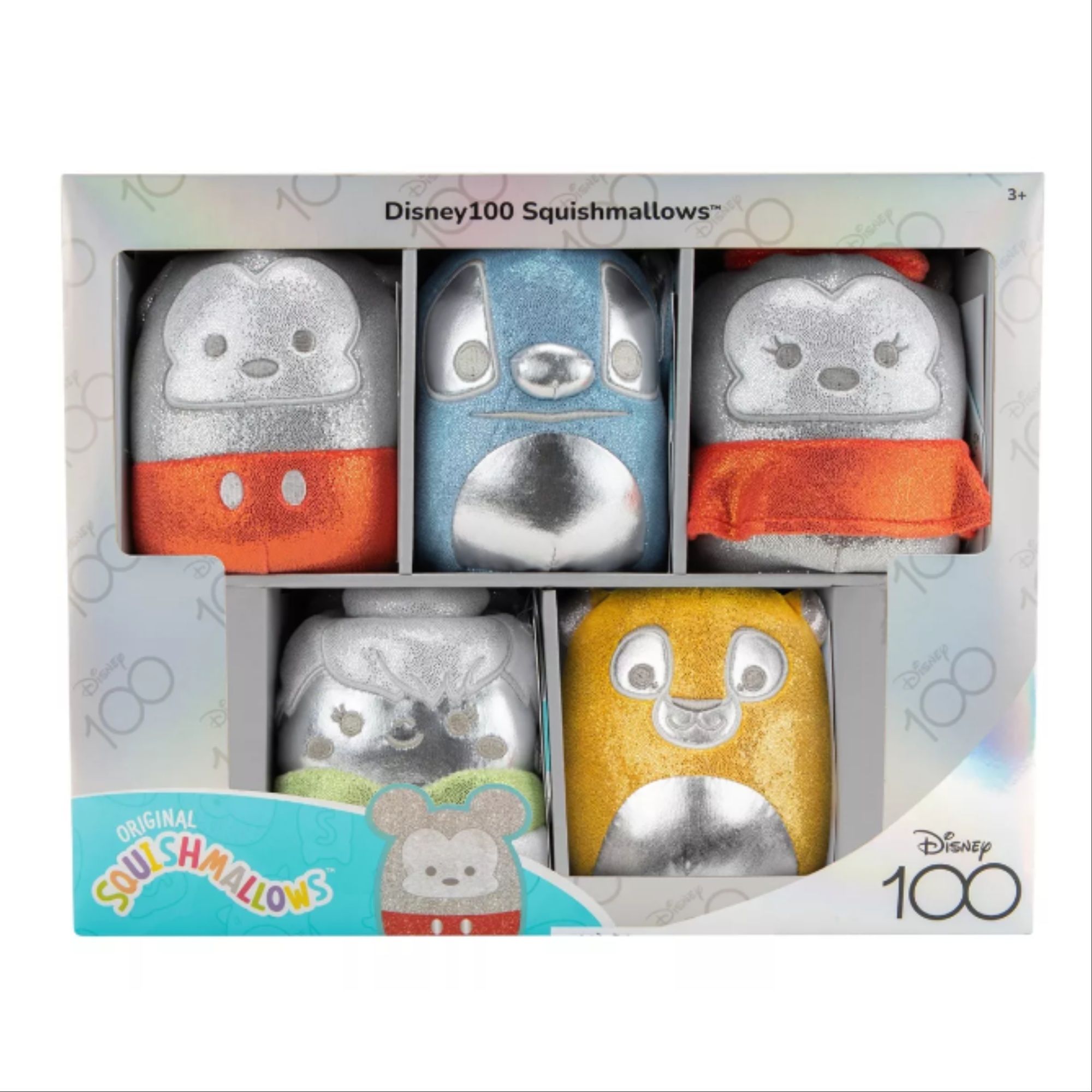 Squishmallows Disney 100 - 5pk Box Set