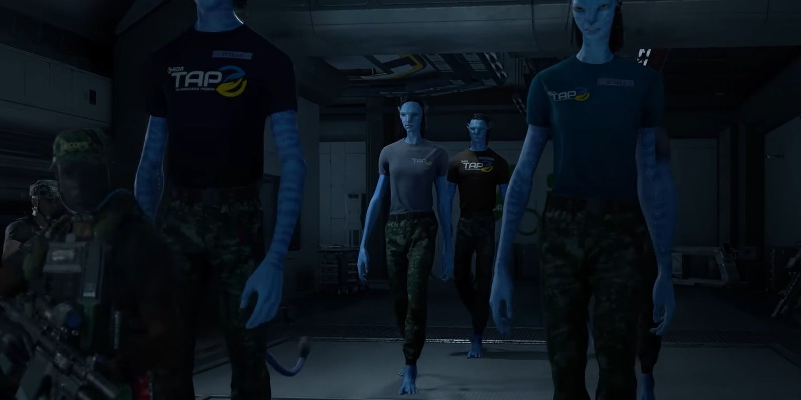 Your custom Na'vi breaks free from the laboratory in Avatar: Frontiers of Pandora