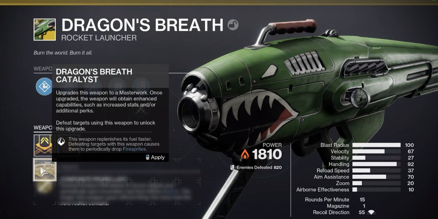 Destiny 2 Season of the Wish How To Get Dragon’s Breath & Its Exotic