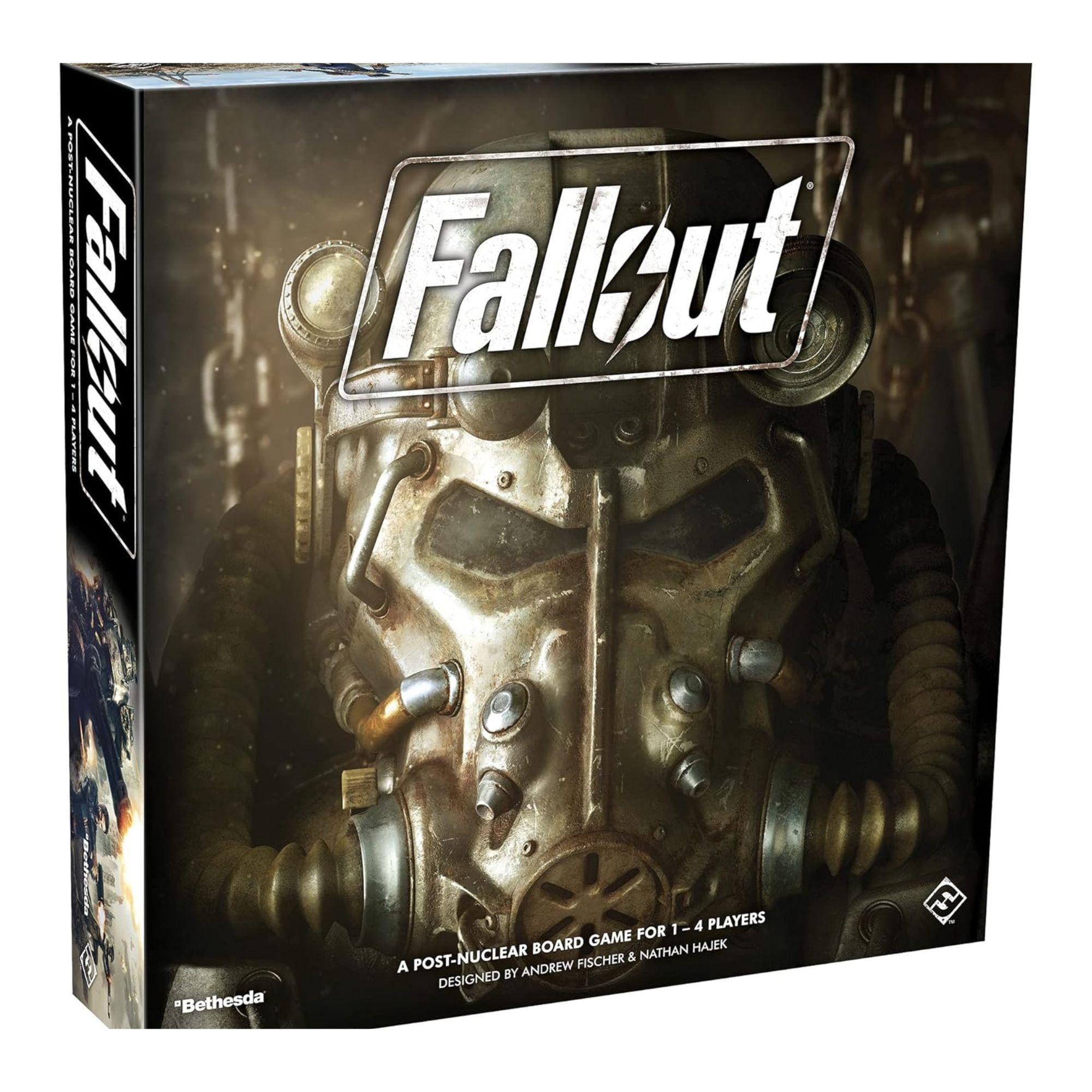 Product still of the Fallout The Board Game on a white background