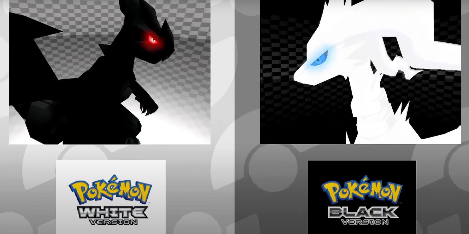 The Pokemon Black And White character is showing the difference between both games.