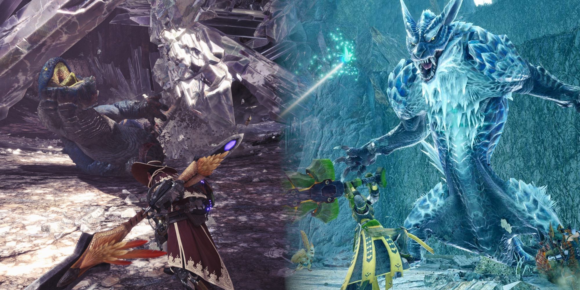 Monster Hunter World Vs Monster Hunter Rise Which Should You Buy   Dodogaron Getting Bullied In World And Lunagaron Fighting Hunters In Rise 