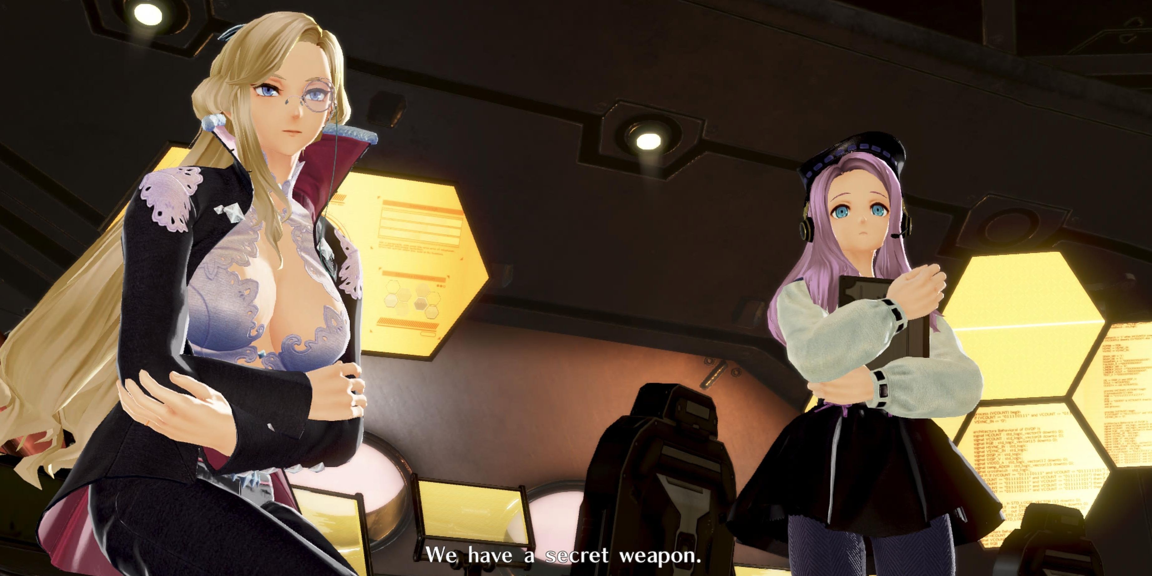 Hilda figures out what to do next in God Eater 3
