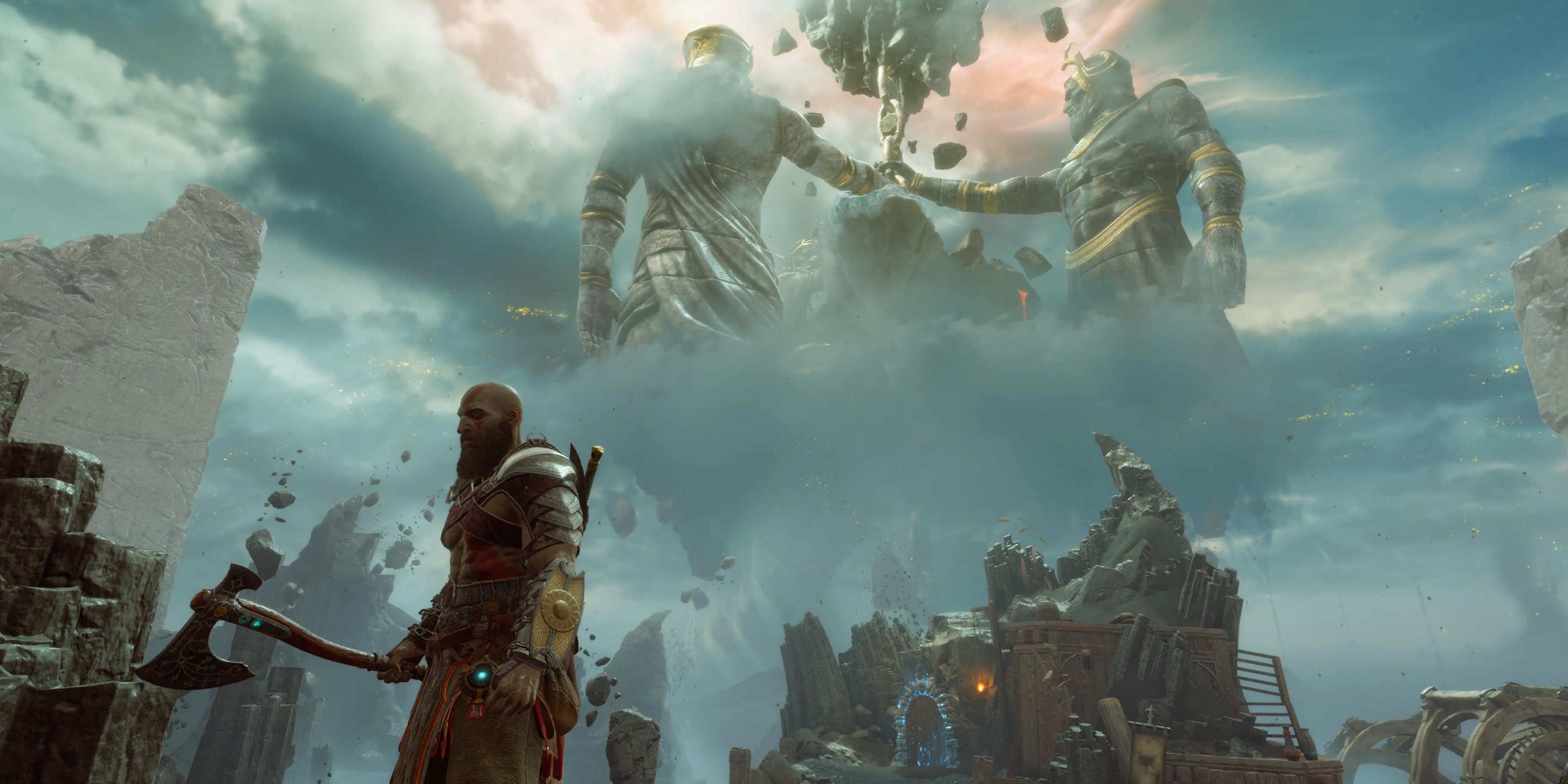 Kratos relembra seu passado em God Of War Ragnarok Valhalla