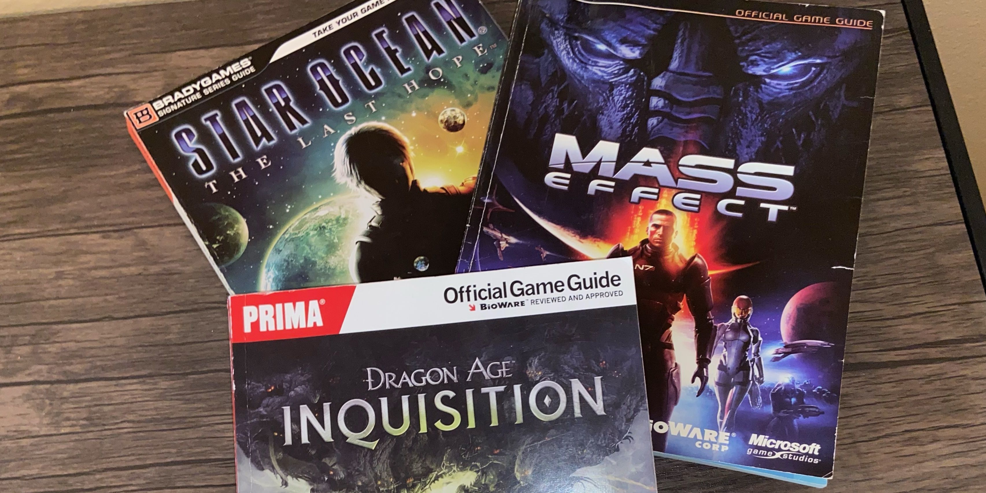 Dragon Age Inquisition, Star Ocean The Last Hope, and Mass Effect strategy guides