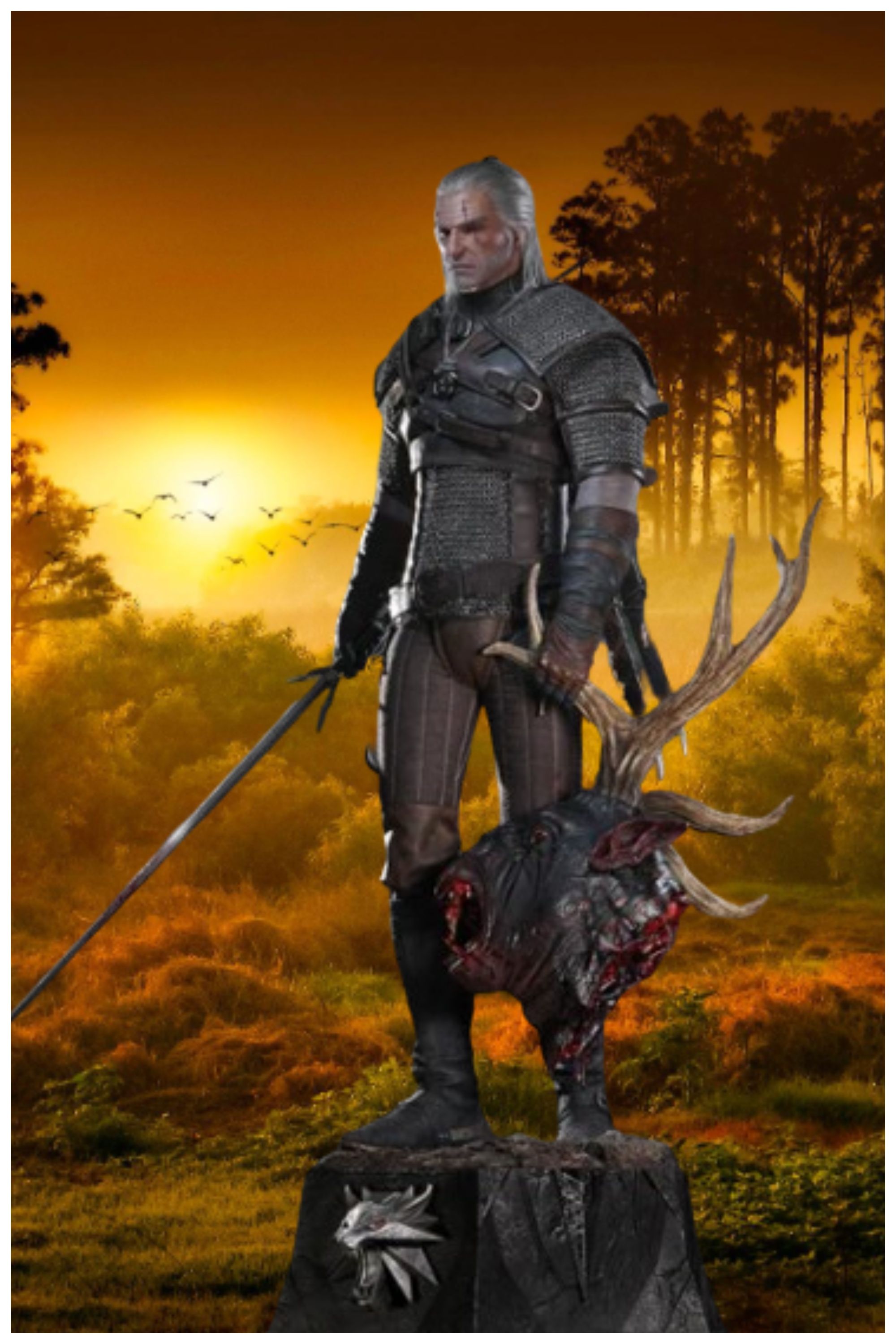 This Four Feet Tall Witcher 3 Geralt Statue Is Available To