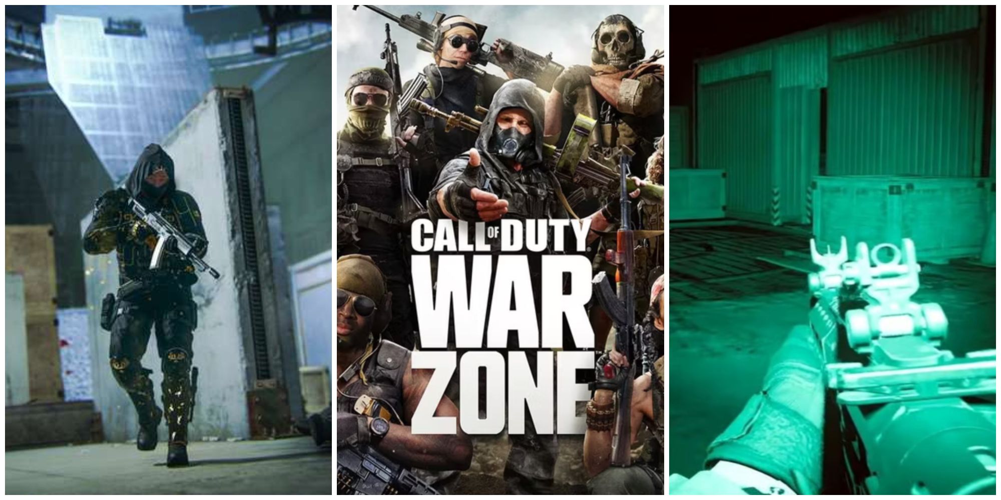 Warzone - Soldier in Gulag, Cover Art, & Soldier Using NVG