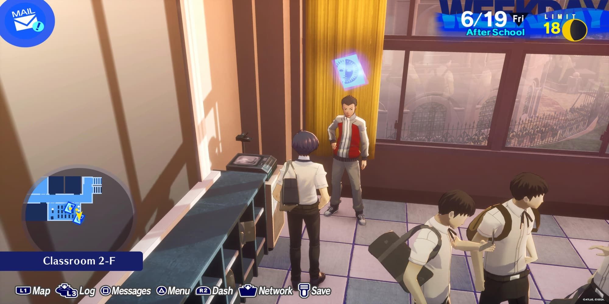 Kazushi Standing In The Back Of The Classroom 