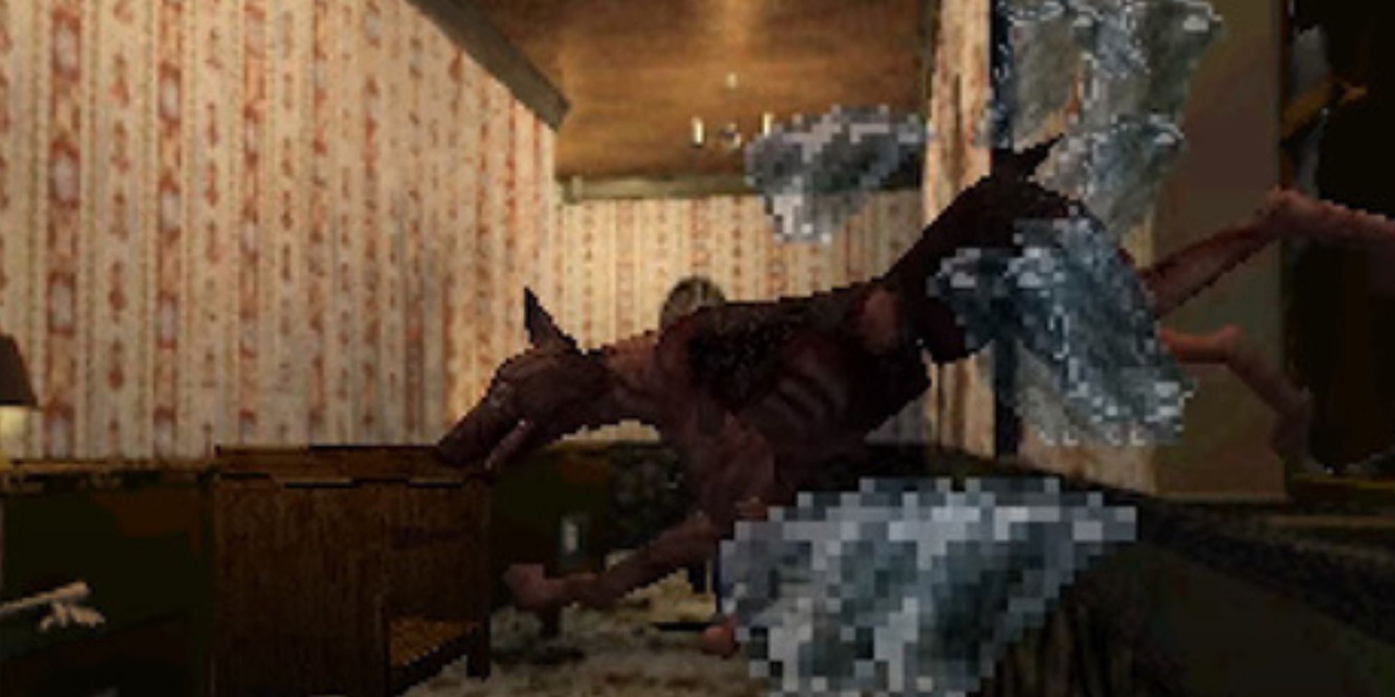 Resident Evil Zombie Dog Jumping Through Window-1