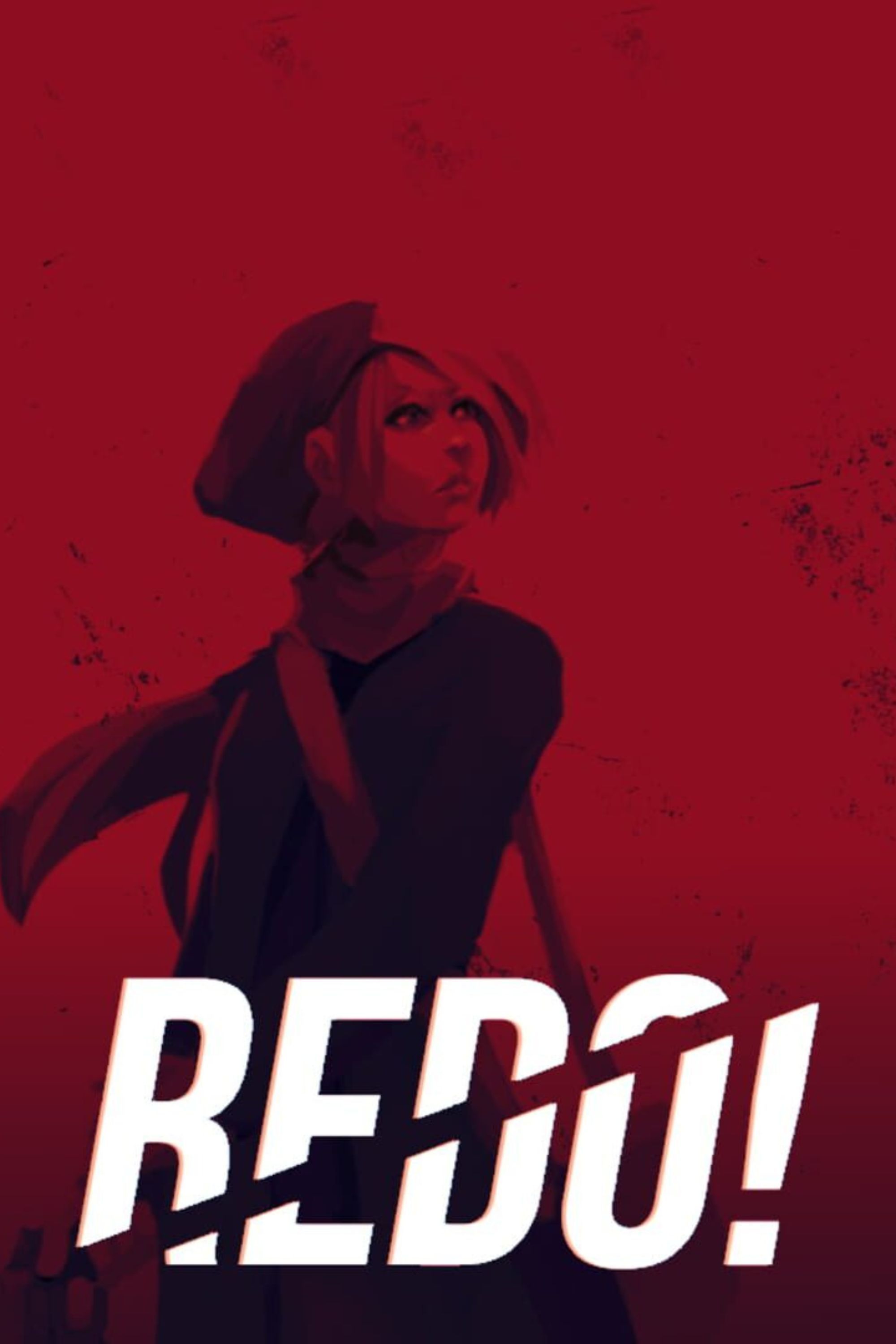 2000x3000 tag image for REDO! featuring a female protagonist against a red background with a white logo