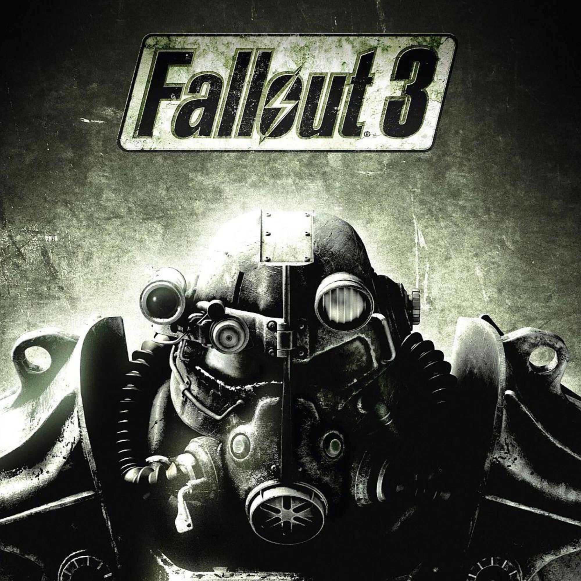 2000x2000 tag image for Fallout 3 showing the game's logo and the power armor