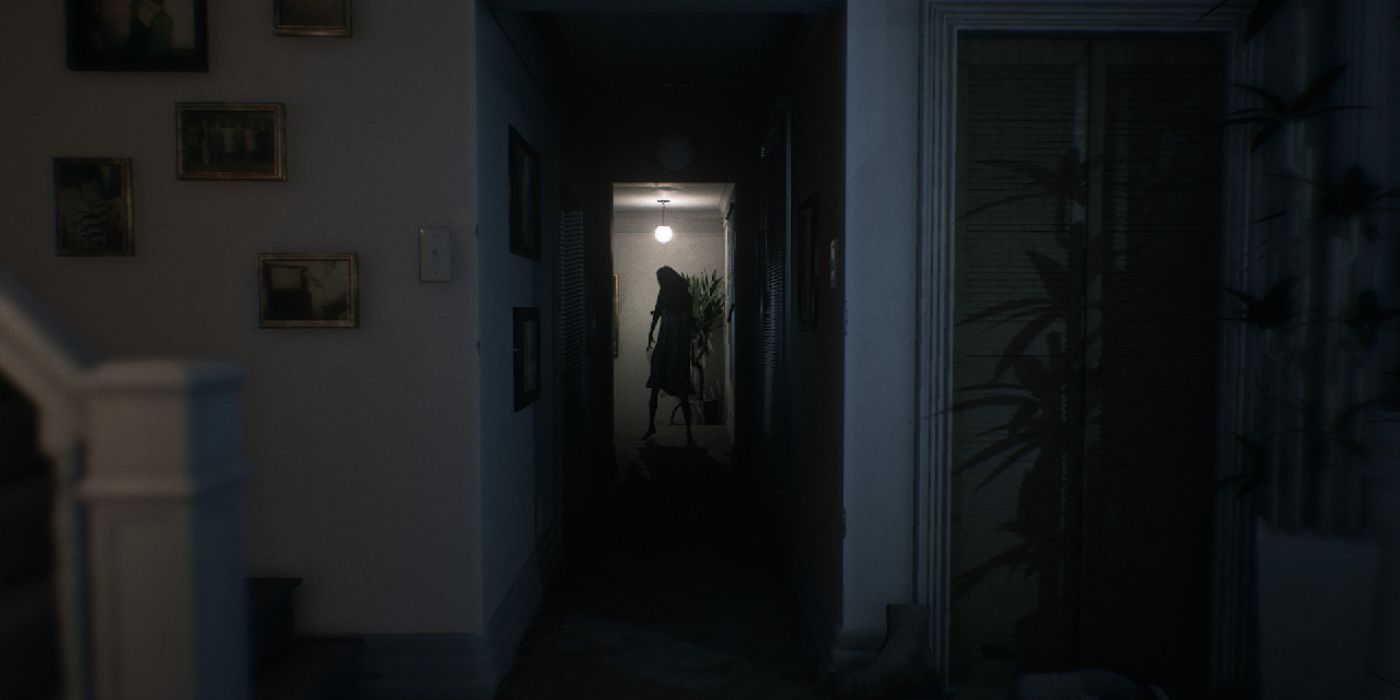 visage dark figure hallway