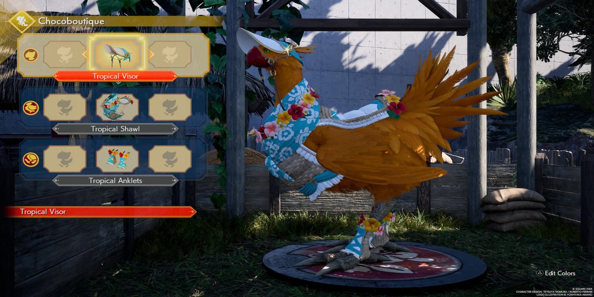 The Corel Chocobo In Its Outfit 