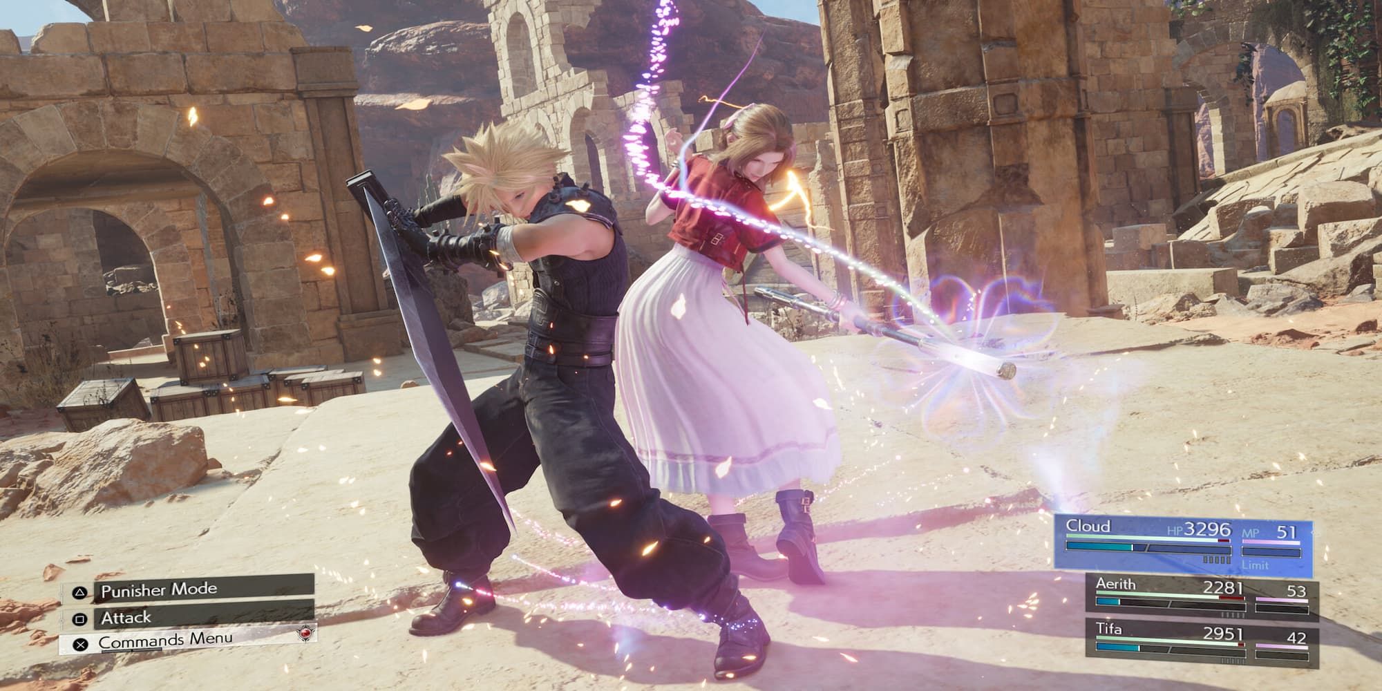 Aerith & Cloud Using A Synergy Attack 