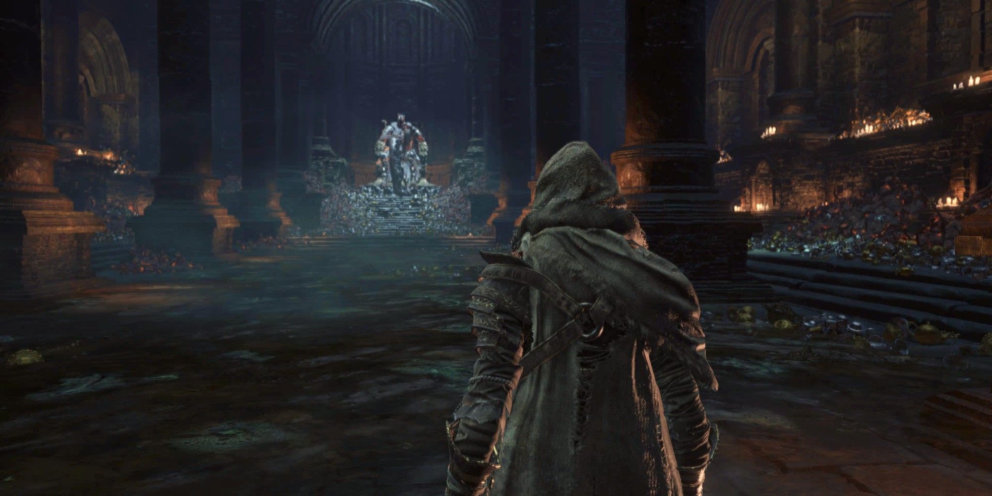 Dark Souls 3 Entering Yhorm the Giant Boss Arena