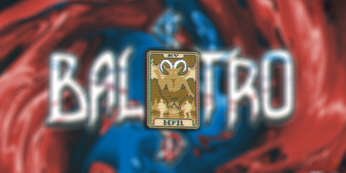 Devil Tarot Card in Balatro