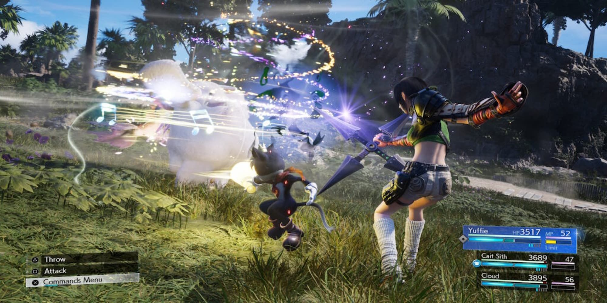 Yuffie & Cath Sith Using A Synergy Attack 