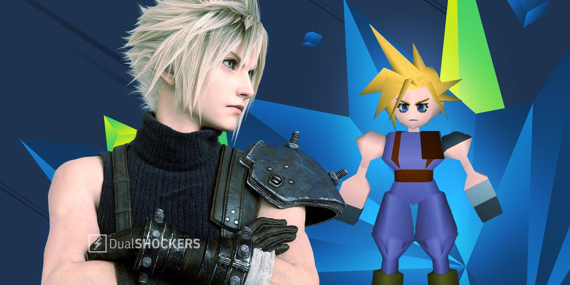 Final Fantasy 7 Rebirth and original Cloud