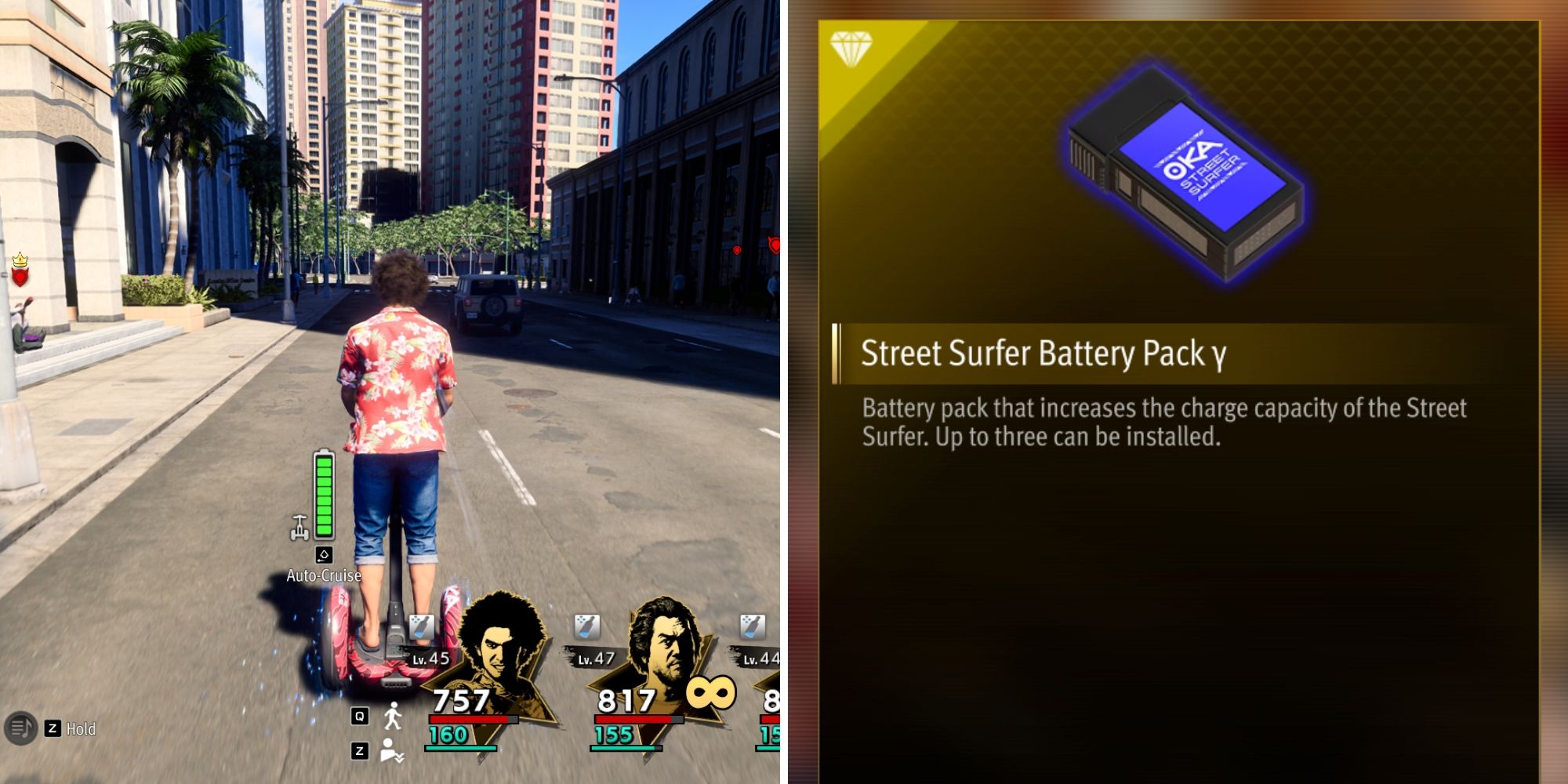 Like A Dragon Infinite Wealth - How To Increase Street Surfer Battery Pack Size feature image