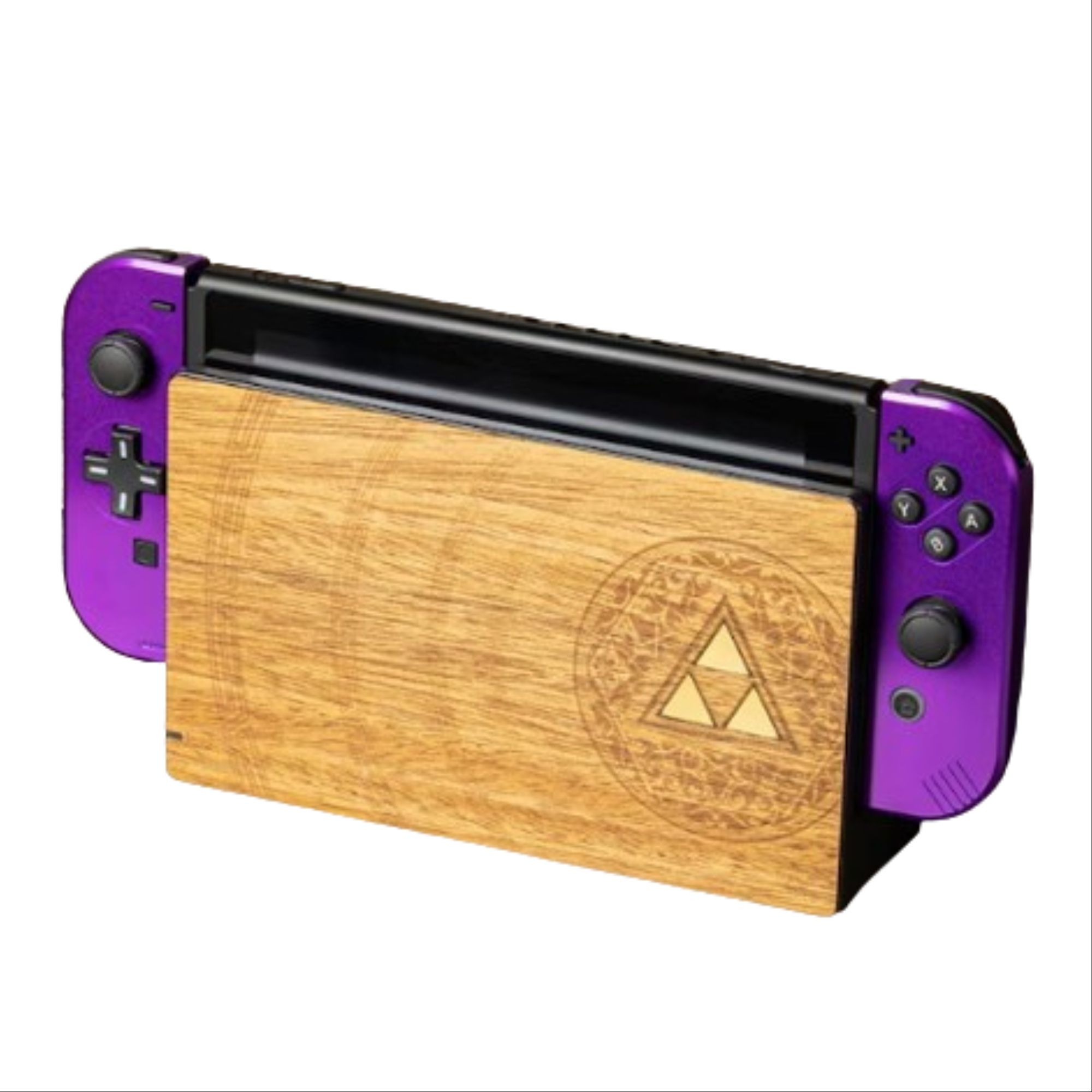 Pele Zelda Real Wood para Nintendo Switch Dock