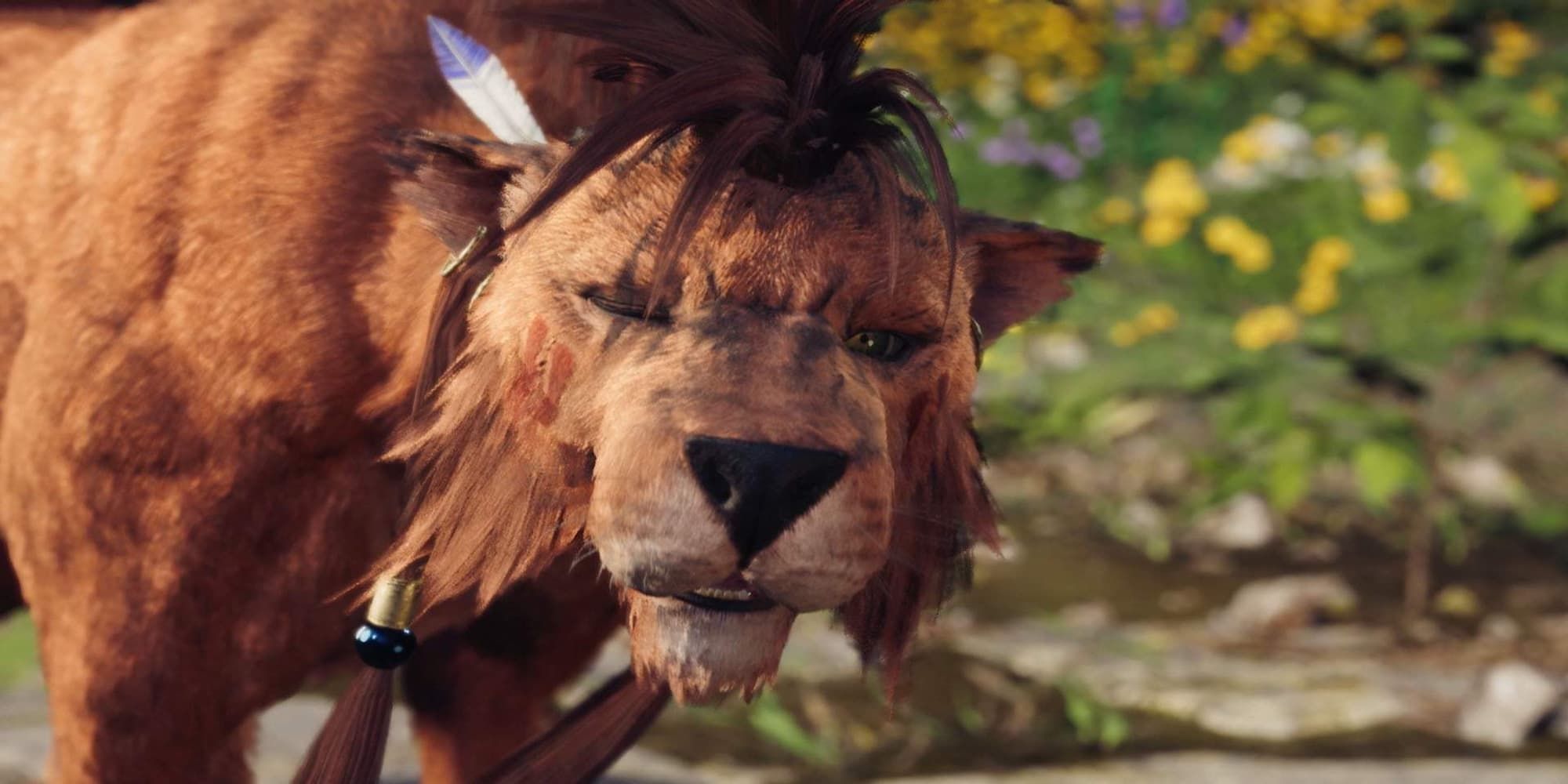 Red XIII Talking To The Party 