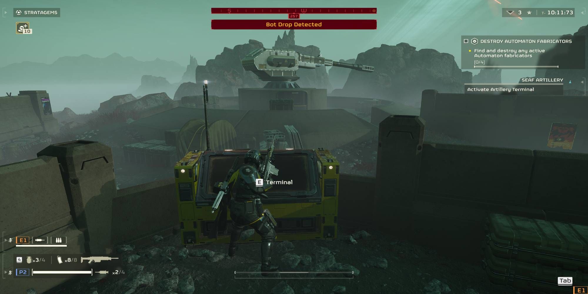 Helldivers 2 - SEAF Artillery