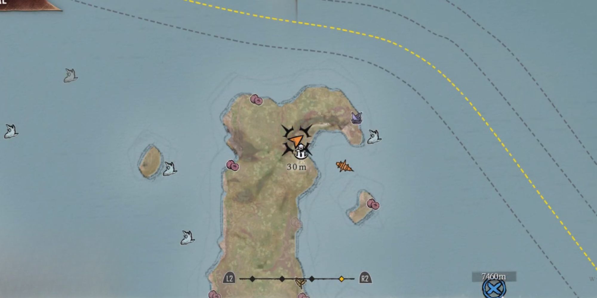 Skull and Bones - Caradec's Bounty Location on Map
