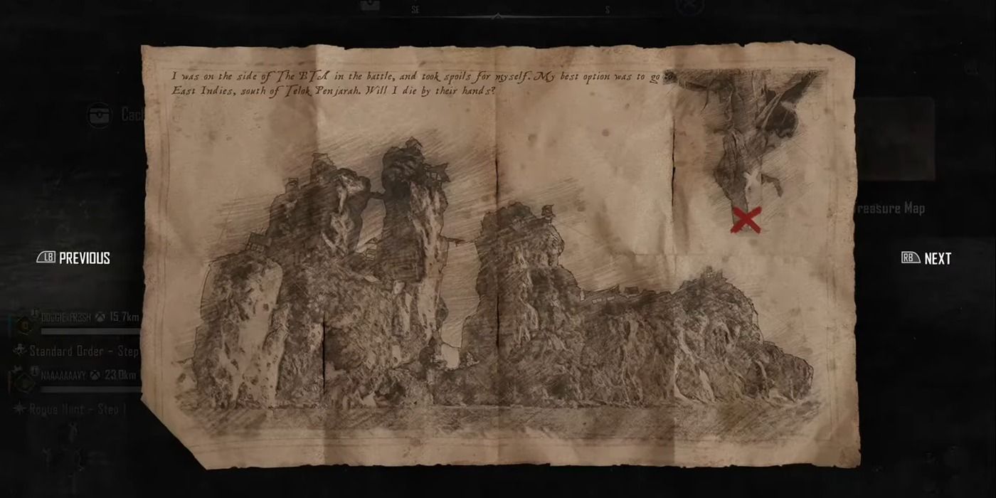 Skull And Bones: East Indies Old Treasure Map Walkthrough