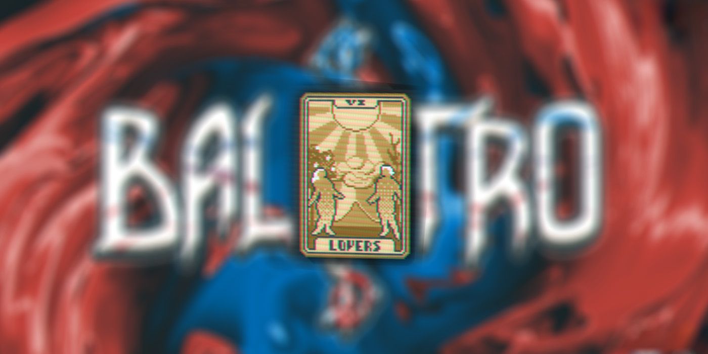 The Lovers Tarot Card in Balatro